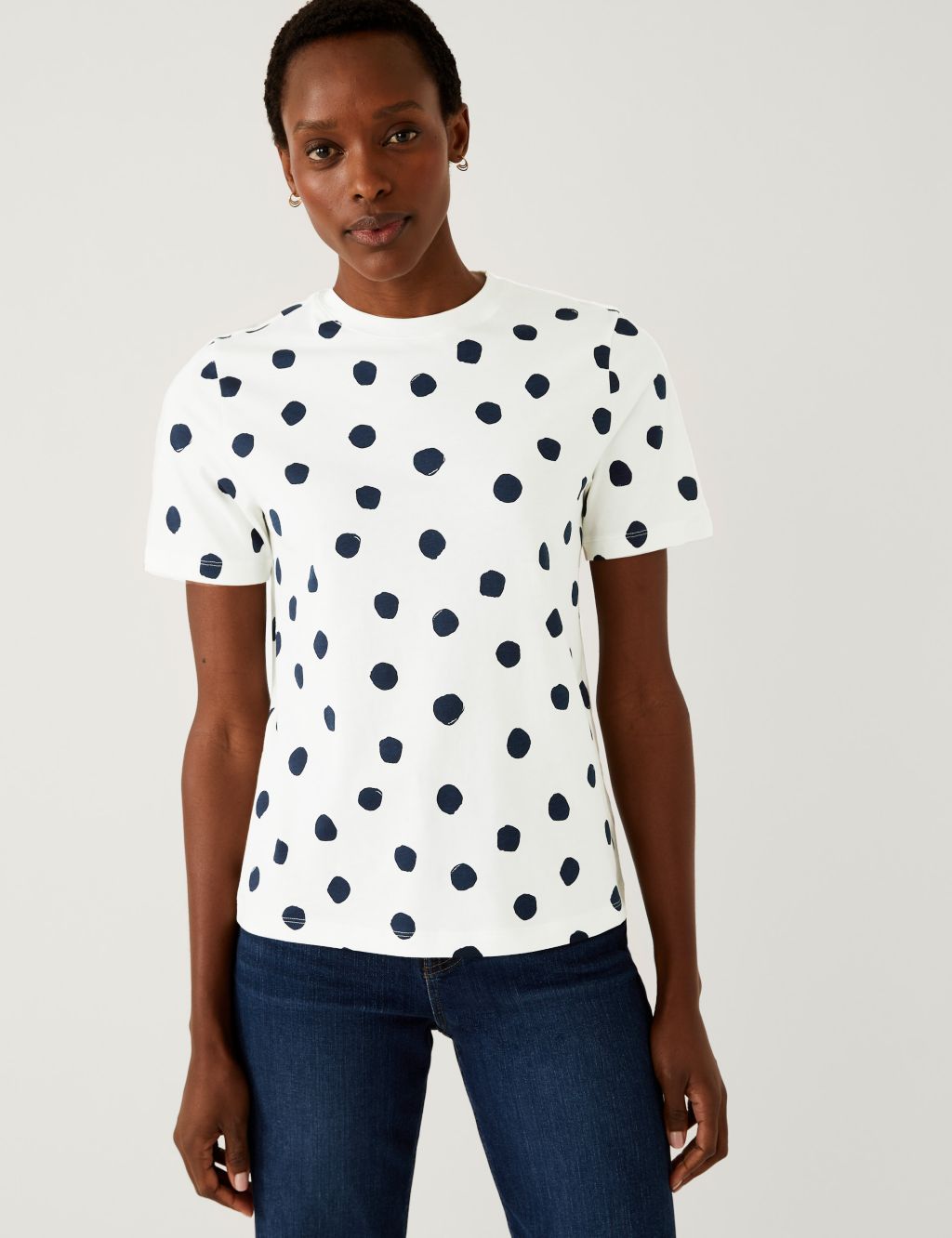 Pure Cotton Printed Everyday Fit T-Shirt image 3