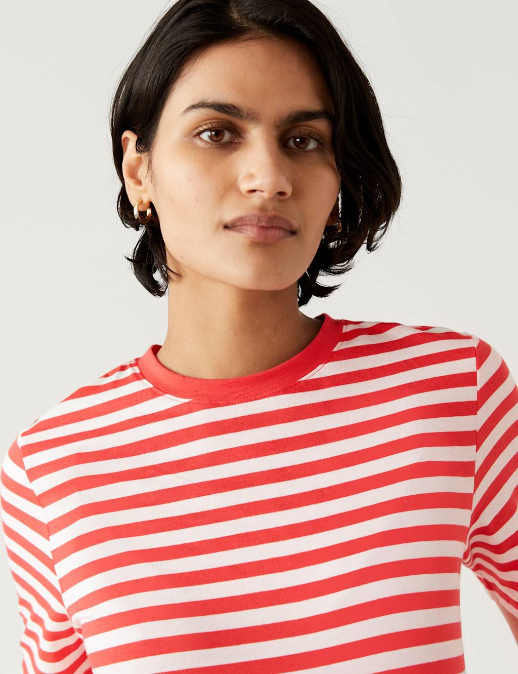 Pure Cotton Striped Everyday Fit T-Shirt image 4