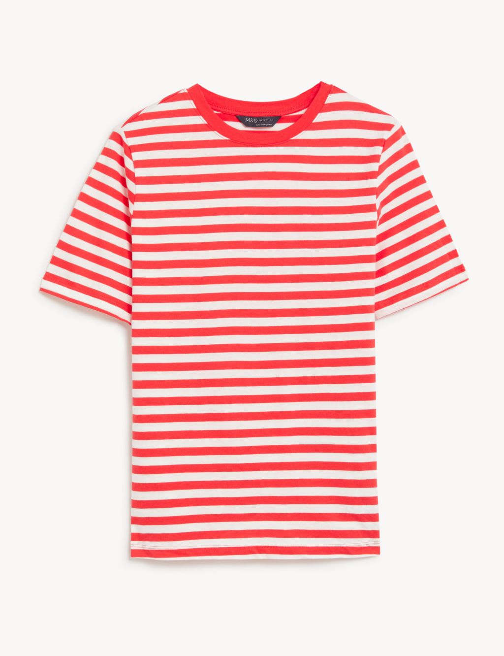 Pure Cotton Striped Everyday Fit T-Shirt image 2