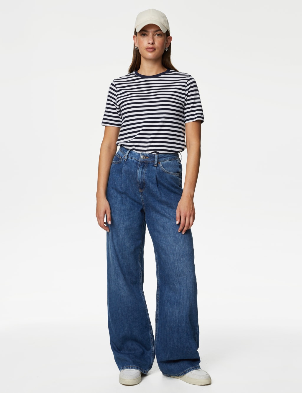 Pure Cotton Striped Everyday Fit T-Shirt image 1