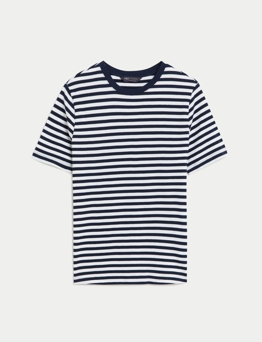 Pure Cotton Striped Everyday Fit T-Shirt image 2