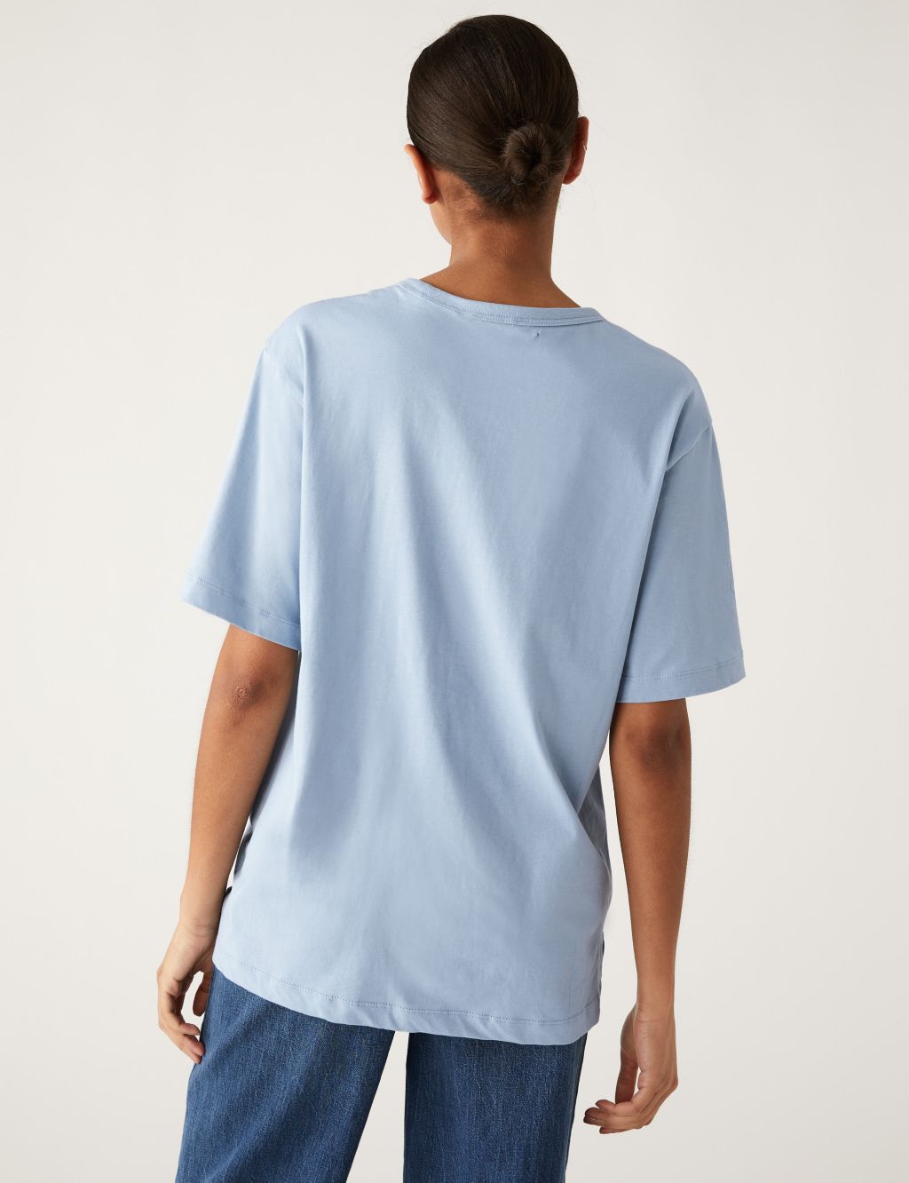 Pure Cotton Printed Oversized T-Shirt image 4