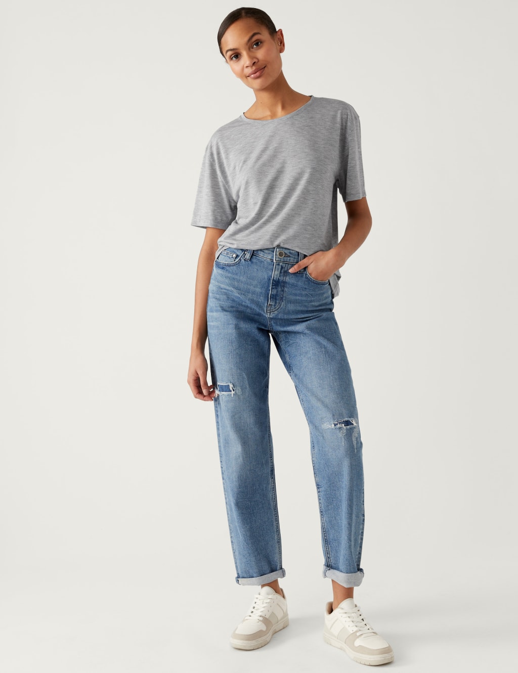 Crew Neck Relaxed T-Shirt image 1