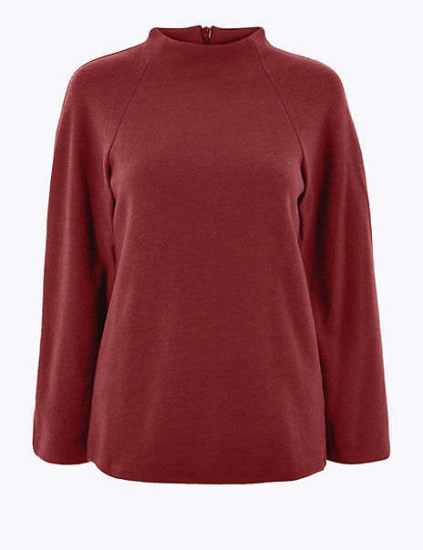 3/4 Sleeve Sweatshirt | M&S Collection | M&S