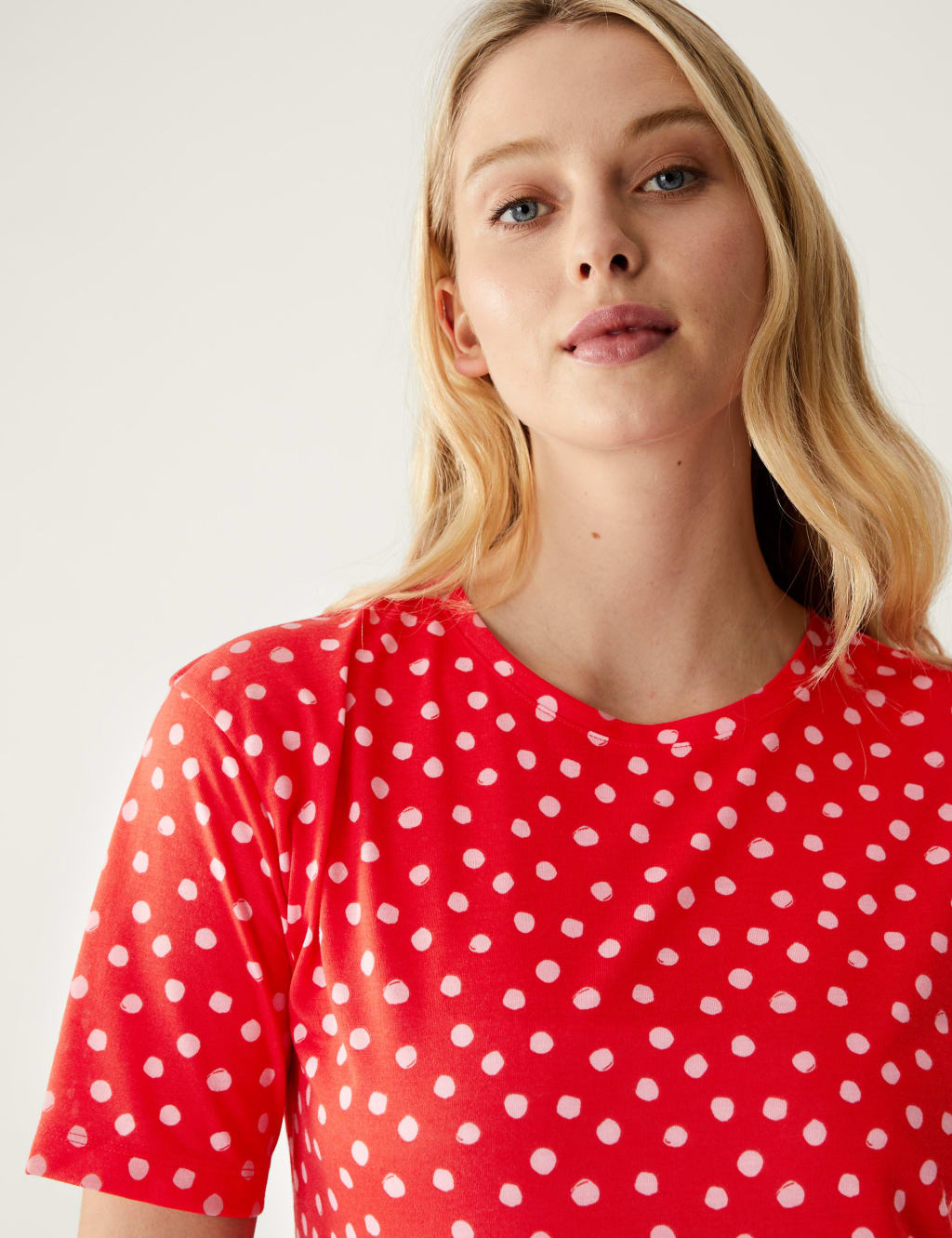 Printed Crew Neck Relaxed T-Shirt image 1