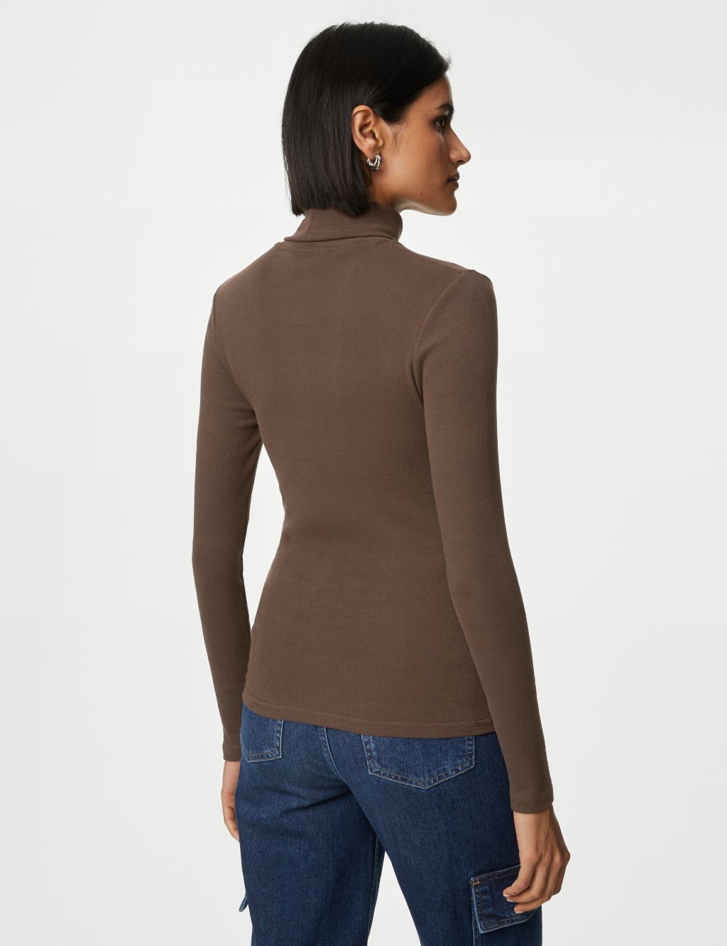 Cotton Rich Ribbed Top image 5