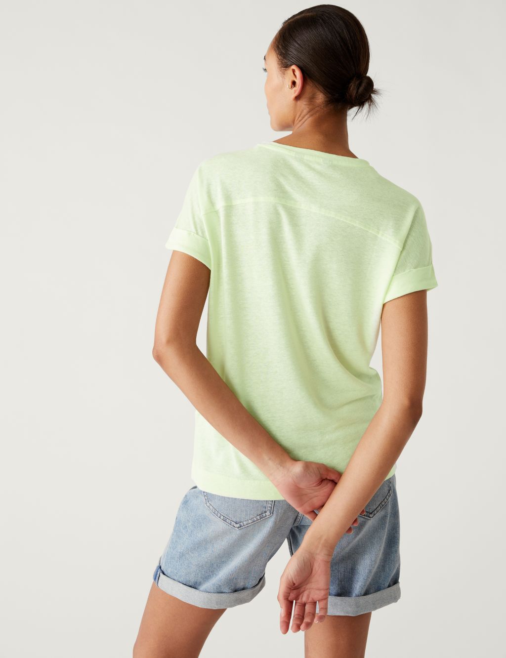 Linen Rich T-Shirt image 3