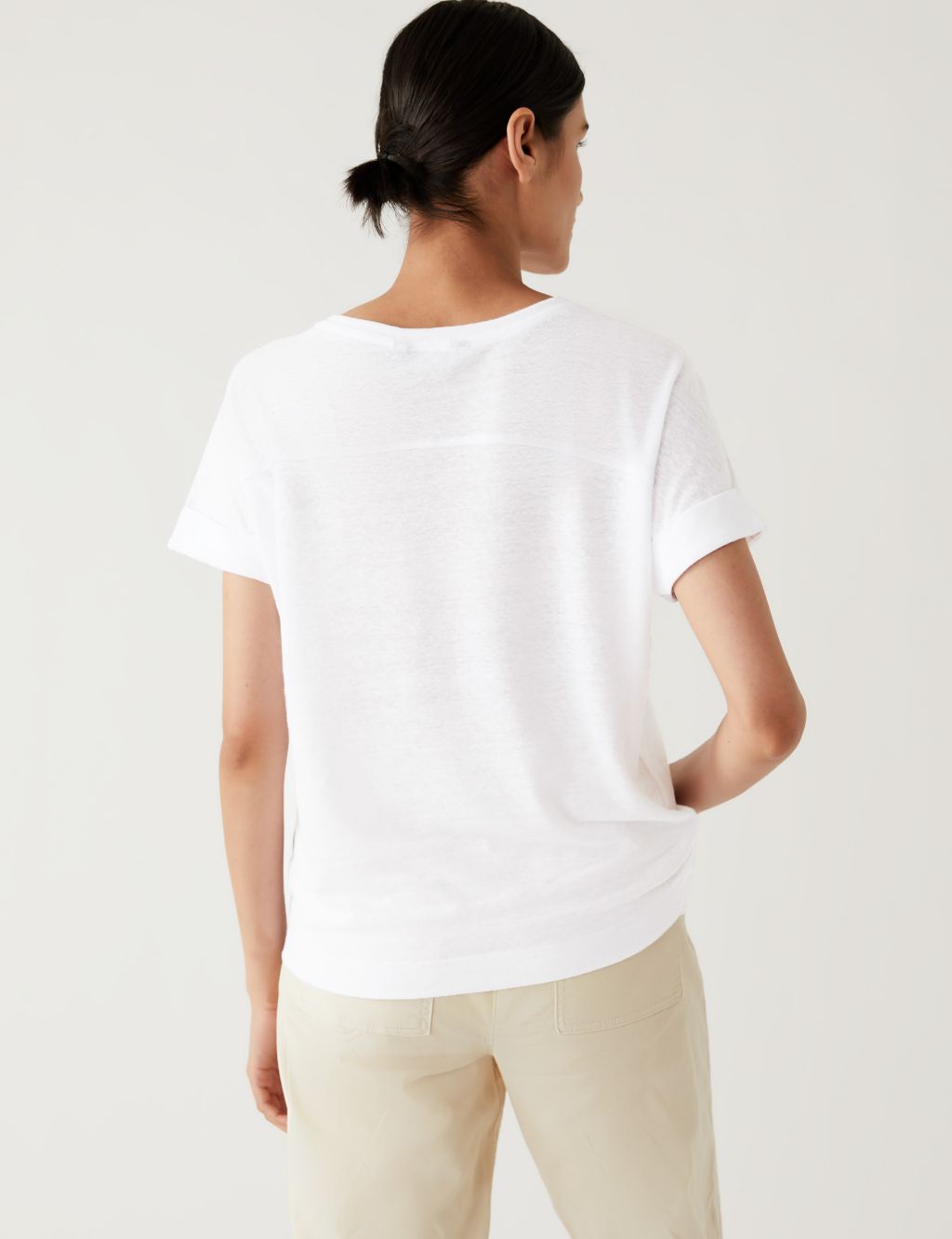 Linen Rich T-Shirt image 3