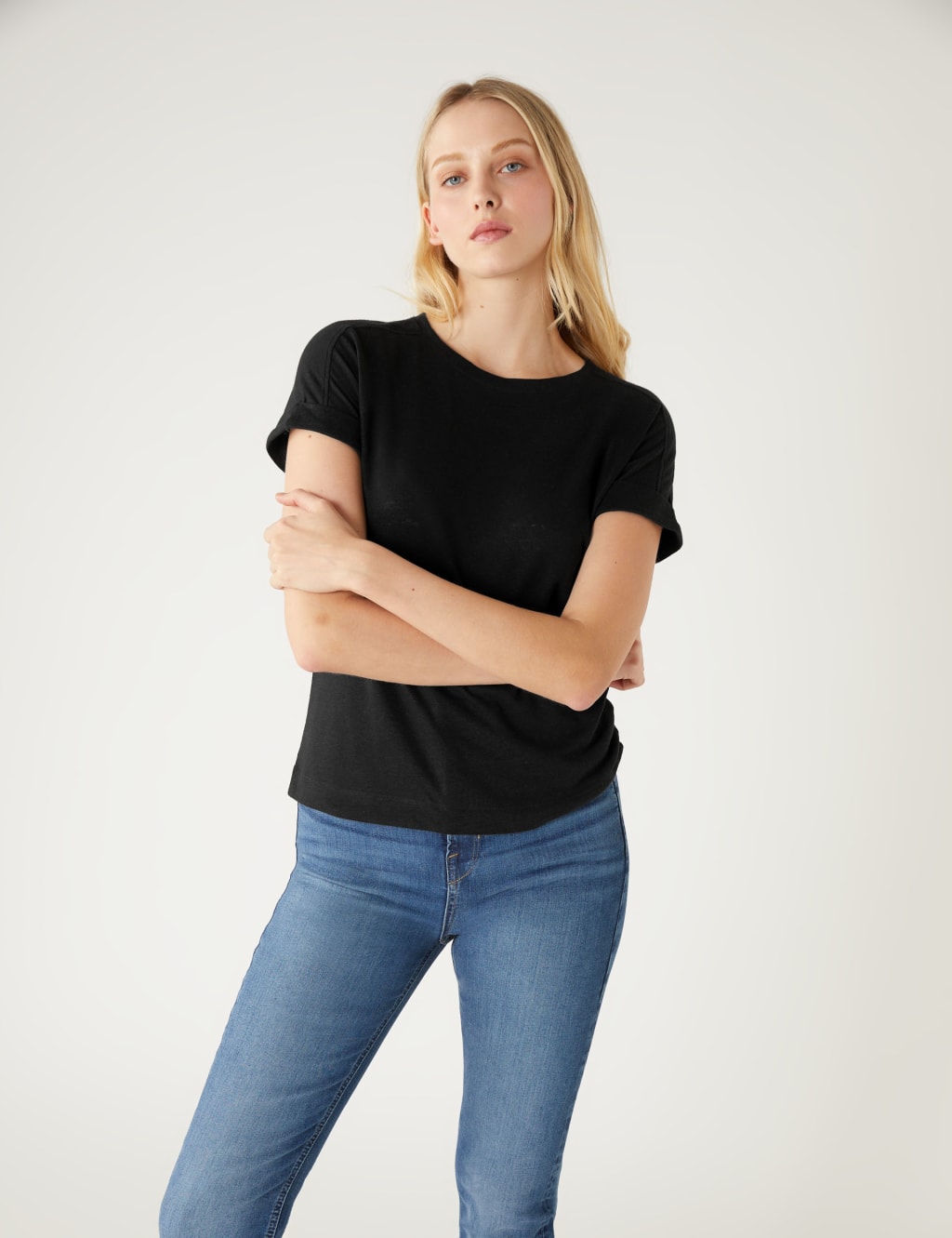 Linen Rich T-Shirt image 1