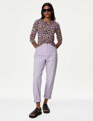 

M&S Collection Top ajustado estampado de algodónWomens - Multi, Multi
