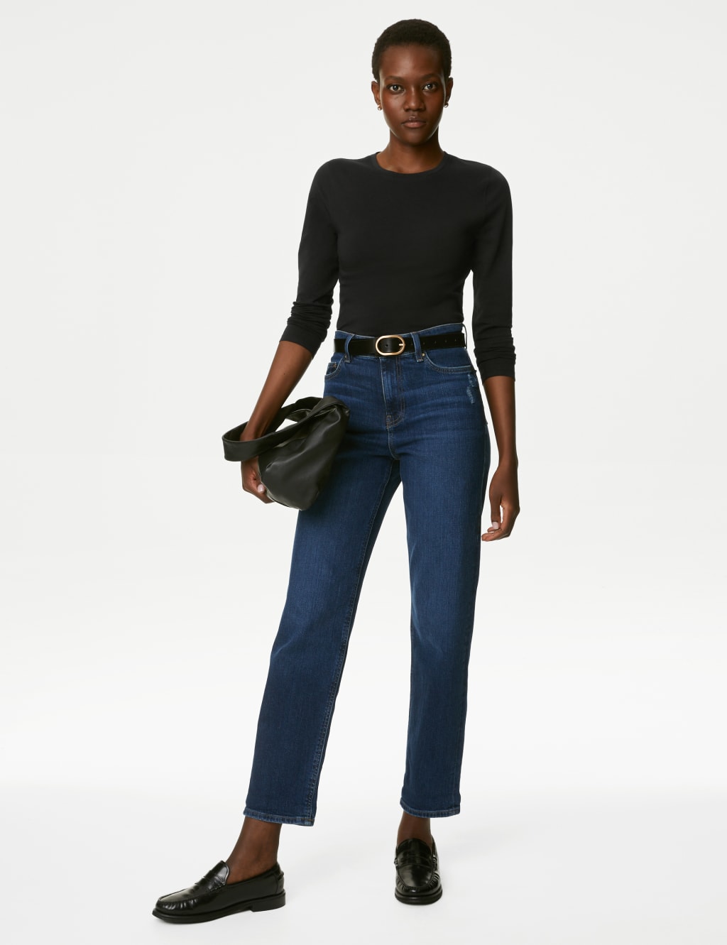 Cotton Rich Slim Fit Top image 1