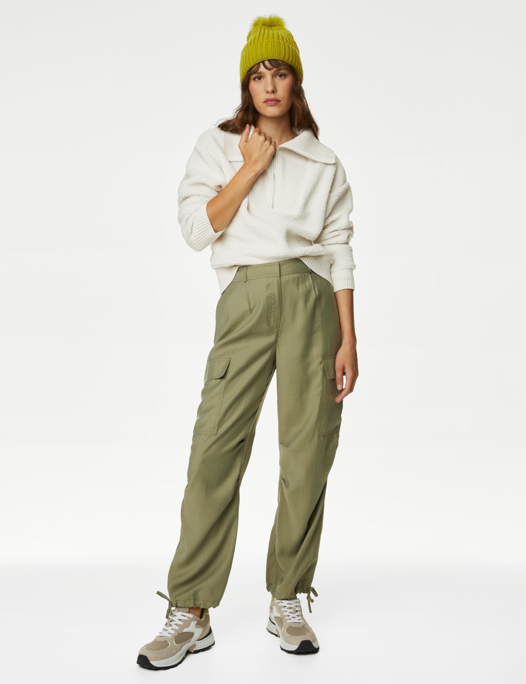 Textured Half Zip Sweatshirt image 3