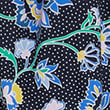 Pure Cotton Printed High Neck Blouse - multi