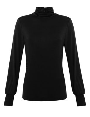 Polo Neck Top | M&S Collection | M&S