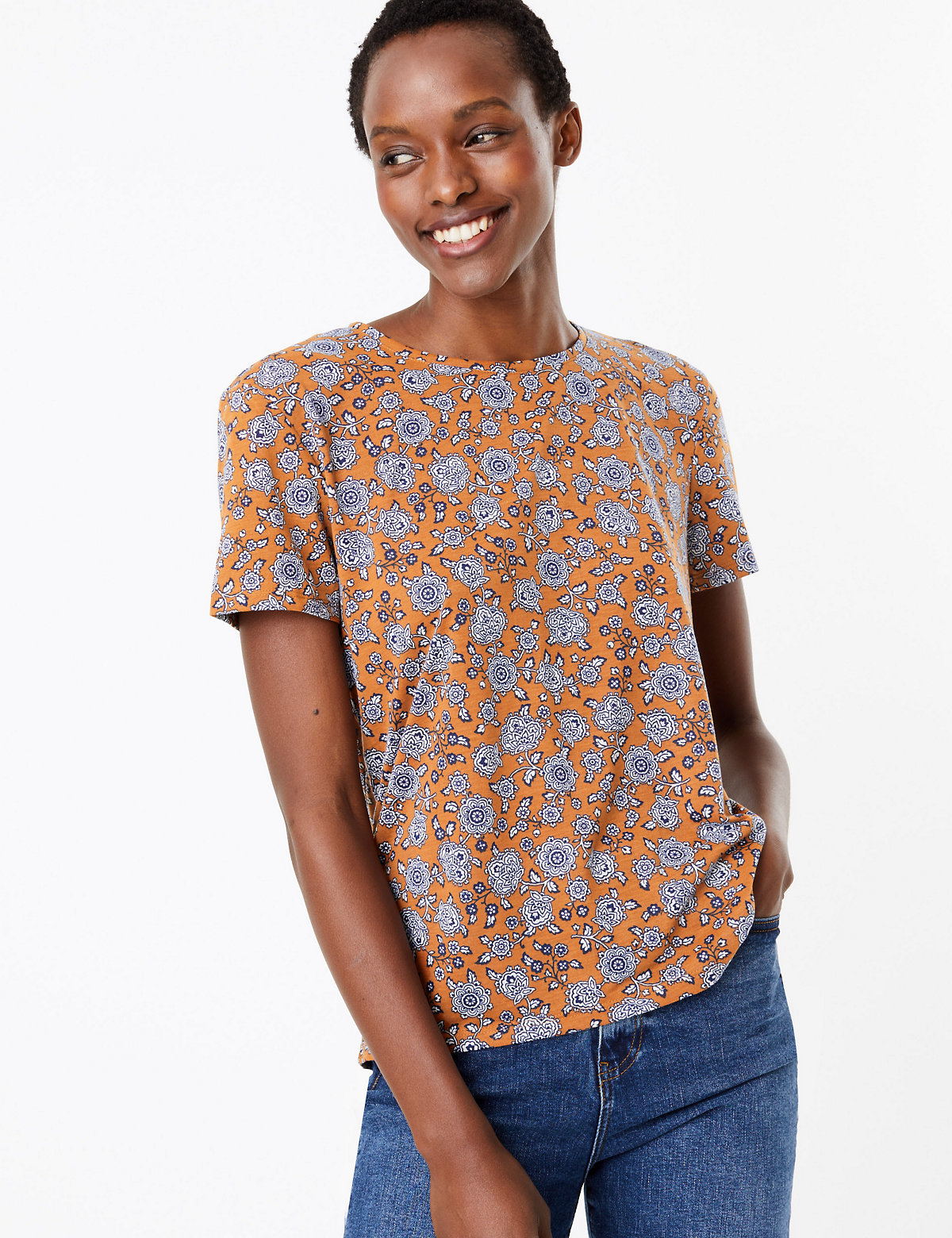 Floral Relaxed Fit T-Shirt