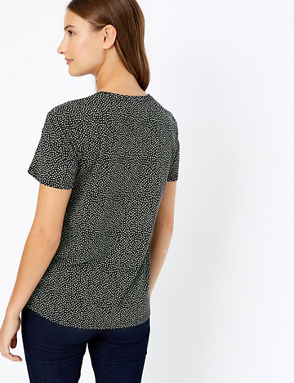 Polka Dot Relaxed Fit T-Shirt