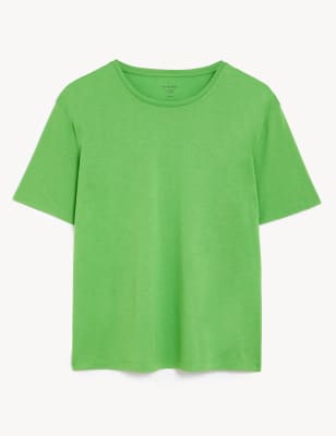 

M&S Collection Camiseta de manga corta informalWomens - Light Emerald, Light Emerald