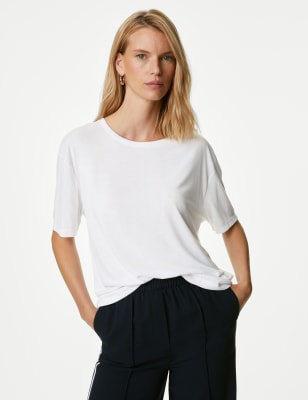 Cotton Rich Relax Slogan Pyjama Set - Marks And Spencer