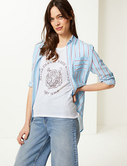 Wild Slogan Relaxed Fit T-Shirt