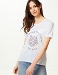 Wild Slogan Relaxed Fit T-Shirt