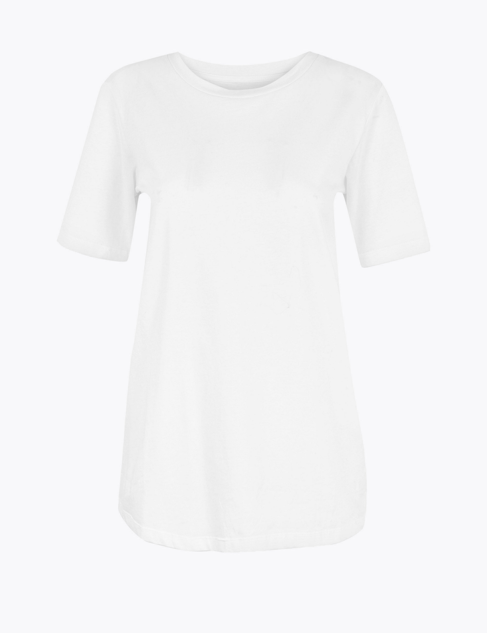 Pure Cotton Straight Fit T-Shirt