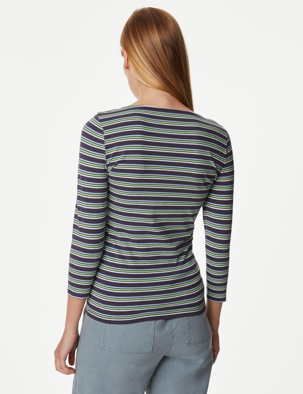 Cotton Rich Striped Slim Fit T-Shirt image 4