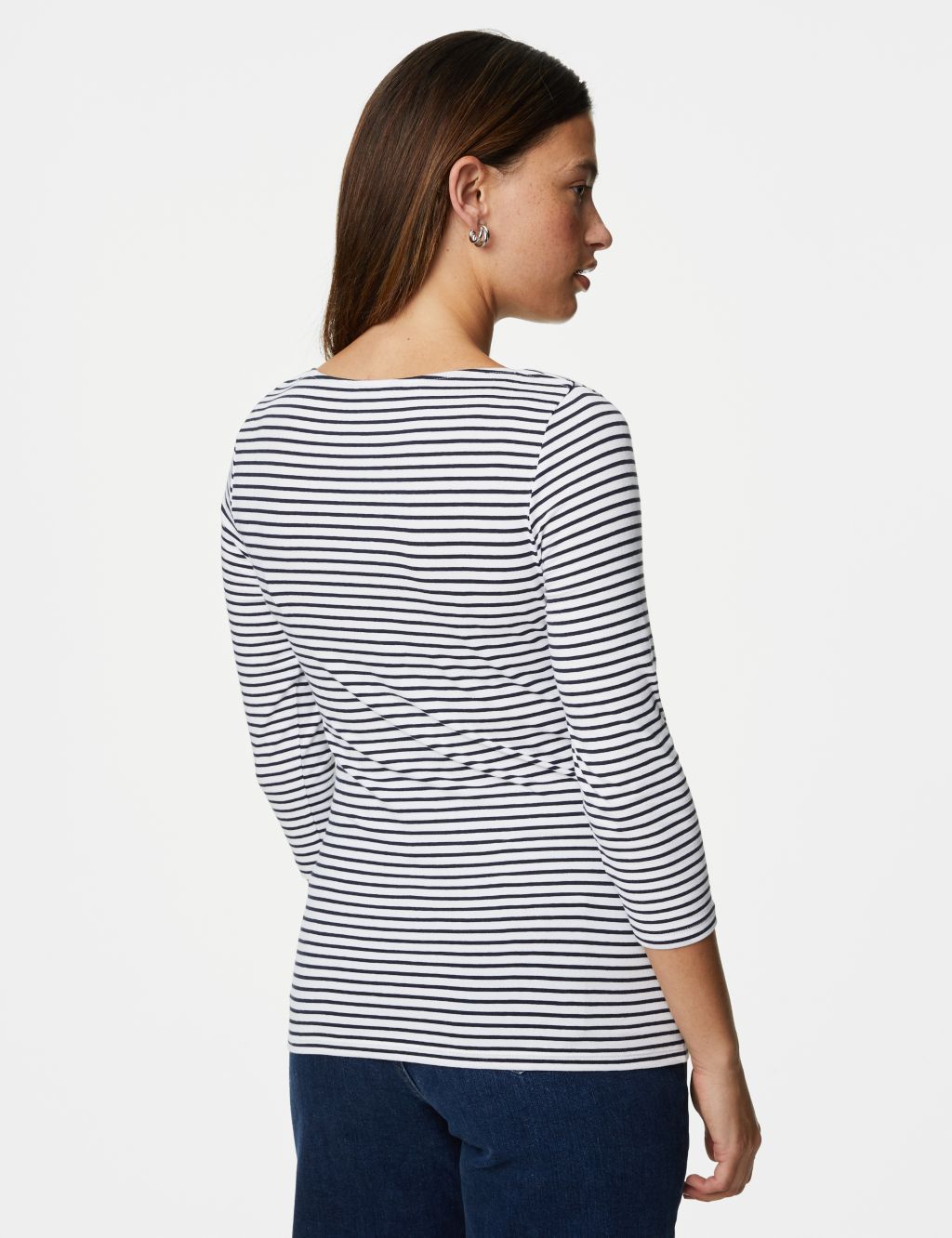 Cotton Rich Striped Slim Fit T-Shirt image 5