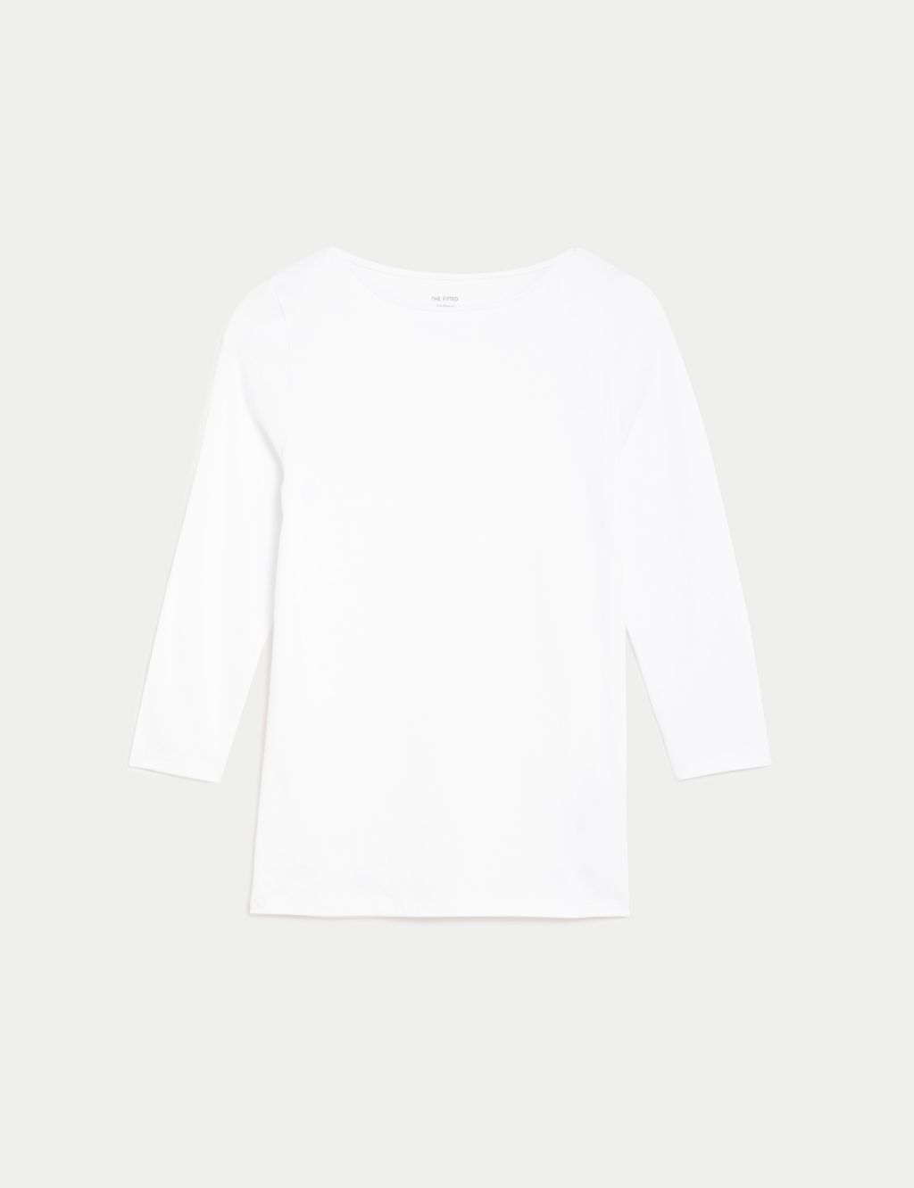 Cotton Rich Slim Fit 3/4 Sleeve T-Shirt image 2