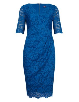 Twiggy for M&S Collection Lace A-Line Dress with Secret Support ...