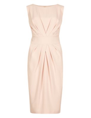 Twiggy for M&S Collection Pleated Sleeveless Shift Dress | Twiggy | M&S