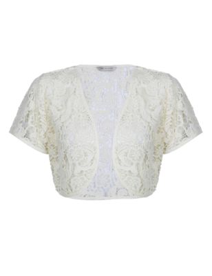 Pure Cotton Guipure Lace Bolero | M&S Collection | M&S