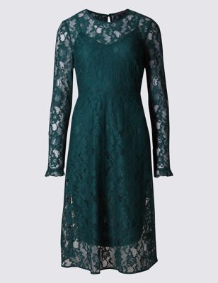 Lace Midi Dress | M&S Collection | M&S