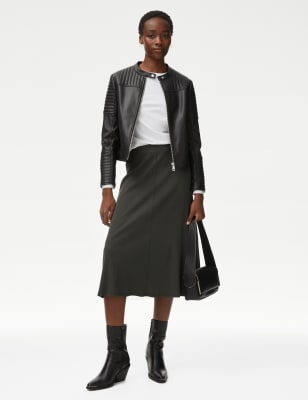 Leather skirt outlet m&s