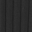 Cotton Blend Ribbed Midi Skirt - black