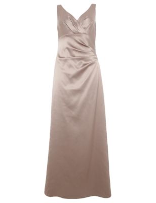 Crossover V-Neck Pleated Maxi Dress ONLINE ONLY | M&S