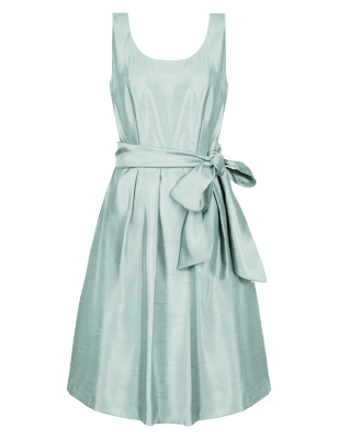 Scoop Neck Belted Prom Dress ONLINE ONLY | M&S Collection | M&S