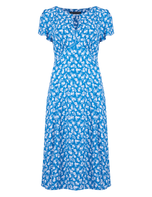 Floral Fit & Flare Tea Dress | M&S Collection | M&S