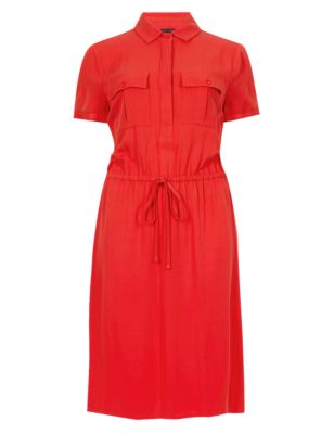 Twin Pockets Shirt Dress | M&S Collection | M&S