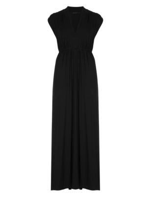 Gathered Shoulder Maxi Dress | M&S Collection | M&S