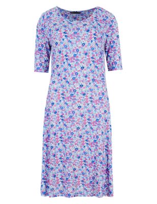 Ditsy Floral Skater Dress | M&S Collection | M&S