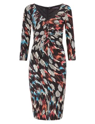 Secret Slimming™ Abstract Print Bodycon Dress | M&S Collection | M&S