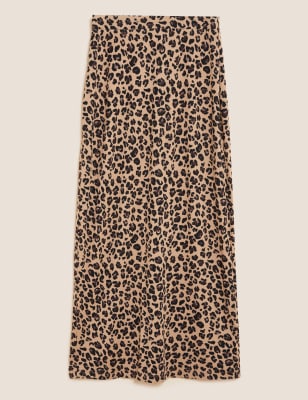 Aline leopard hotsell maxi skirt