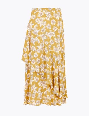 yellow sarong skirt