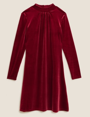 marks and spencer red dress autograph