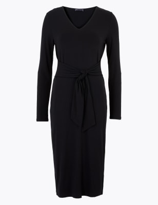 marks and spencer ladies black dresses