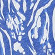 Linen Rich Printed Midaxi Waisted Dress - bluemix