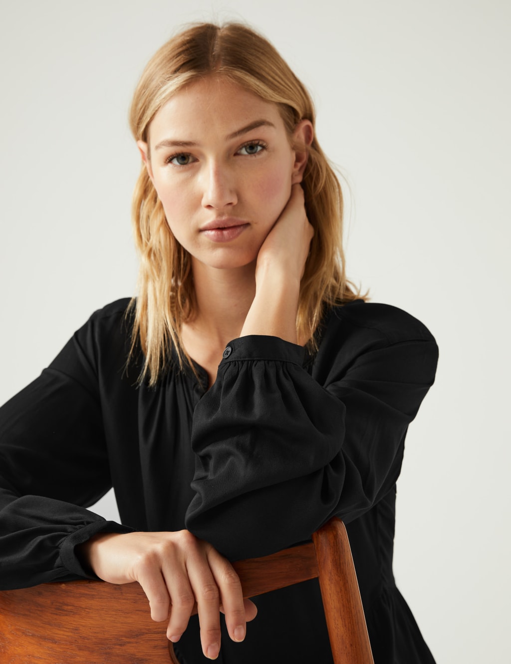 Printed Knee Length Shirt Dress image 3