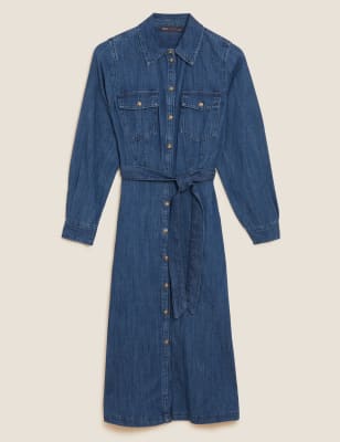 Denim shirt dress discount marks and spencer