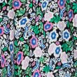 Printed V-Neck Mini Waisted Dress - multi