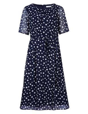 Spotted Shift Dress | Classic | M&S